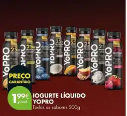 Pingo Doce Iogurte Líquido YoPRO promoção
