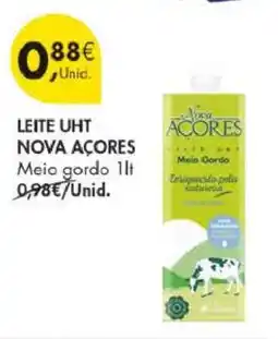 Pingo Doce LEITE UHT NOVA AÇORES Meio gordo 1lt promoção