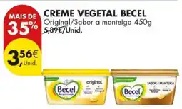 Pingo Doce CREME VEGETAL BECEL promoção