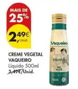 Pingo Doce Creme Vegetal Vaqueiro promoção