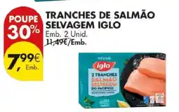 Pingo Doce Tranches de Salmão Selvagem Iglo promoção