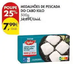 Pingo Doce Medalhões de Pescada do Cabo Iglo promoção