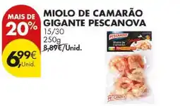 Pingo Doce Miolo de Camarão Gigante Pescanova promoção