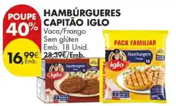 Pingo Doce Hambúrgueres Capitão Iglo promoção