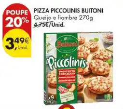 Pingo Doce Pizza Piccolinis Buitoni promoção