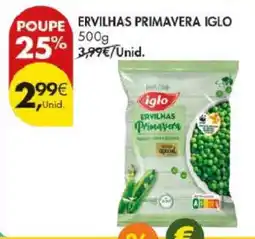 Pingo Doce Ervilhas Primavera Iglo promoção