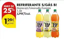 Pingo Doce Refrigerante s/Gás B! promoção