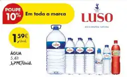 Pingo Doce Água Luso 5,4L promoção