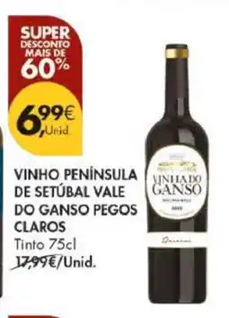Pingo Doce Vinho Península de Setúbal Vale do Ganso Pegos Claros promoção