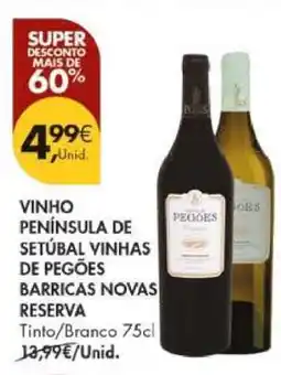 Pingo Doce Vinho Península de Setúbal Vinhas de Pegões Barricas Novas Reserva promoção
