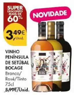 Pingo Doce Vinho Península de Setúbal Bocage promoção