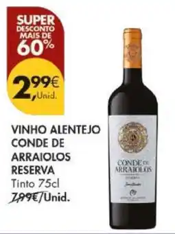 Pingo Doce Vinho Alentejo Conde de Arraiolos Reserva promoção