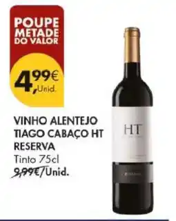 Pingo Doce Vinho Alentejo Tiago Cabaço HT Reserva promoção
