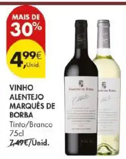 Pingo Doce VINHO ALENTEJO MARQUÊS DE BORBA promoção