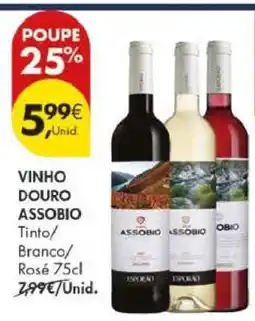 Pingo Doce VINHO DOURO ASSOBIO promoção