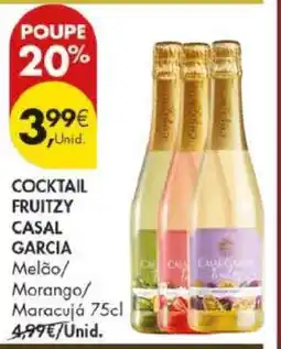 Pingo Doce Cocktail Fruity Casal Garcia promoção