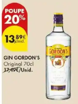 Pingo Doce GIN GORDON'S Original 70cl promoção