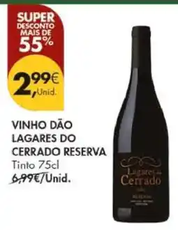 Pingo Doce Vinho Dão Lagares do Cerrado Reserva promoção