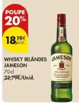 Pingo Doce WHISKY IRLANDES JAMESON promoção