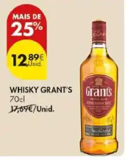 Pingo Doce WHISKY GRANT’S promoção