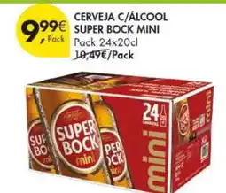Pingo Doce CERVEJA C/ALCOOL SUPER BOCK MINI promoção