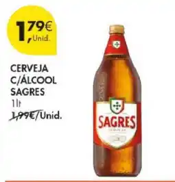 Pingo Doce CERVEJA C/ALCOOL SAGRES promoção