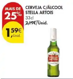 Pingo Doce Cerveja c/Álcool Stella Artois 33cl promoção