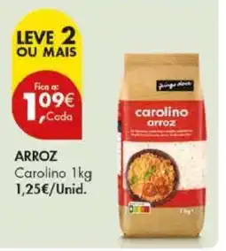 Pingo Doce Arroz Carolino 1kg promoção