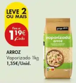 Pingo Doce ARROZ Vaporizado 1kg promoção