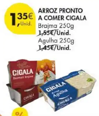 Pingo Doce ARROZ PRONTO A COMER CIGALA promoção