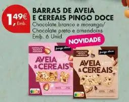 Pingo Doce Barras de Aveia e Cereais Pingo Doce promoção