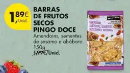 Pingo Doce Barras de Frutos Secos Pingo Doce promoção