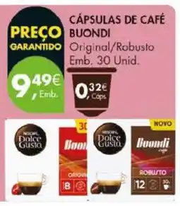 Pingo Doce Cápsulas de Café Buondi promoção