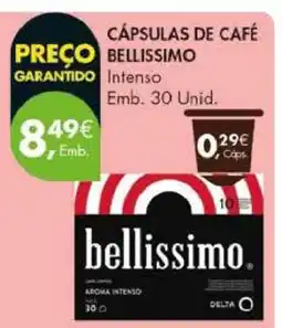 Pingo Doce CÁPSULAS DE CAFÉ BELLISSIMO promoção