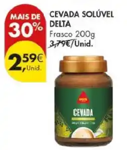 Pingo Doce Cevada Solúvel Delta promoção