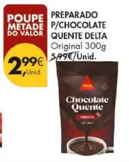 Pingo Doce Preparado P/Chocolate Quente Delta promoção