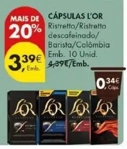 Pingo Doce Cápsulas L'OR promoção