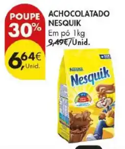 Pingo Doce Achocolatado Nesquik promoção