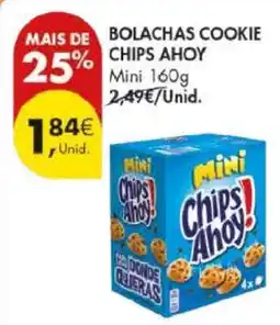 Pingo Doce Bolachas Cookie Chips Ahoy Mini 160g promoção