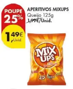 Pingo Doce APERITIVOS MIXUPS Queijo 125g promoção