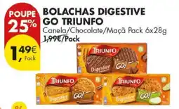 Pingo Doce Bolachas Digestive Go! Triunfo promoção