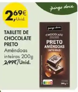 Pingo Doce TABLETE DE CHOCOLATE PRETO promoção