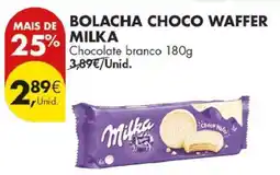 Pingo Doce BOLACHA CHOCO WAFFER MILKA promoção