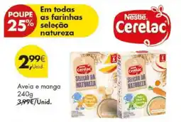 Pingo Doce Nestlé Cerelac Aveia e Manga 240g promoção