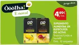 Pingo Doce Suplemento Alimentar em Eletrólitos GO ACTIVE promoção