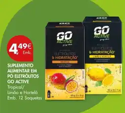 Pingo Doce Suplemento Alimentar em Pó Eletrólitos GO Active promoção
