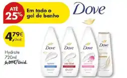Pingo Doce Dove Gel de Banho promoção