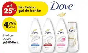 Pingo Doce Dove Gel de Banho promoção
