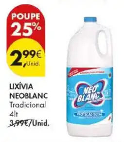Pingo Doce Lixívia Neoblanc Tradicional 4lt promoção