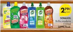 Pingo Doce SONASOL Brilho madeira 1100ml promoção